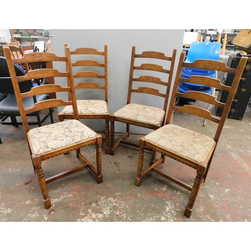 297 - Four dining chairs