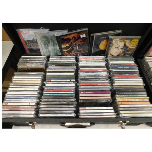 328 - Two large cases of mixed genre CDs