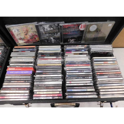 328 - Two large cases of mixed genre CDs