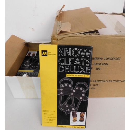 38 - Four boxes of approx. 12 new AA snow cheats deluxe - UK 9-12