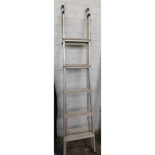 44 - Black & Decker 3-way aluminium ladders