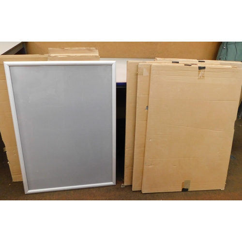 46 - Seven A1 size brand new poster clip frames