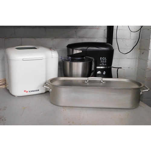 107 - Schneider bread maker, EGL mixer and one other