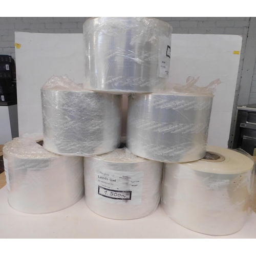 131 - 6x rolls of plastic wrap