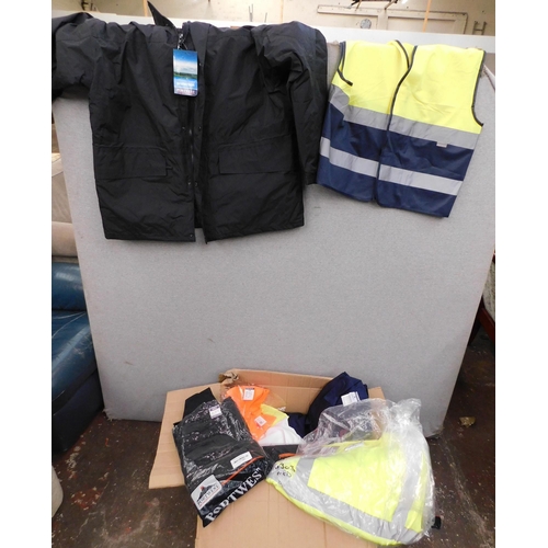 147 - Assorted Hi-Viz jackets - sizes L, XL, XXL