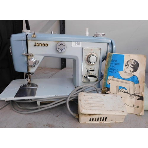 165 - Vintage Jones sewing machine W/O