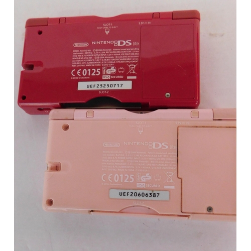 187 - 2x Nintendo DS Lite - unchecked