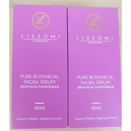 198 - 2x new and boxed Lissomi London pure botanical facial serum