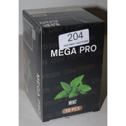 204 - New in box Mega-Pro vapes 10pcs - Mint