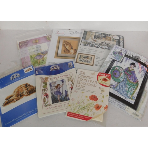 220 - Selection of 7x new/sealed assorted cross-stitch kits