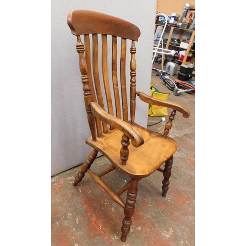 224 - Vintage farmhouse kitchen armchair