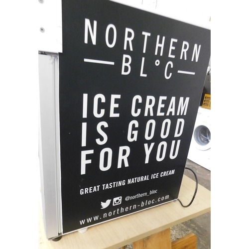 239 - Northern Bloc ice-cream freezer W/O