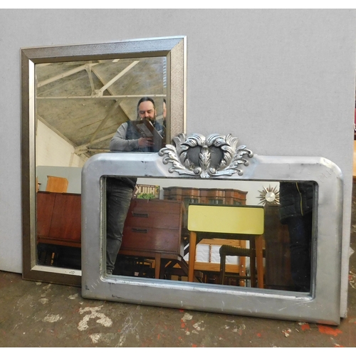 289 - Two large framed mirrors