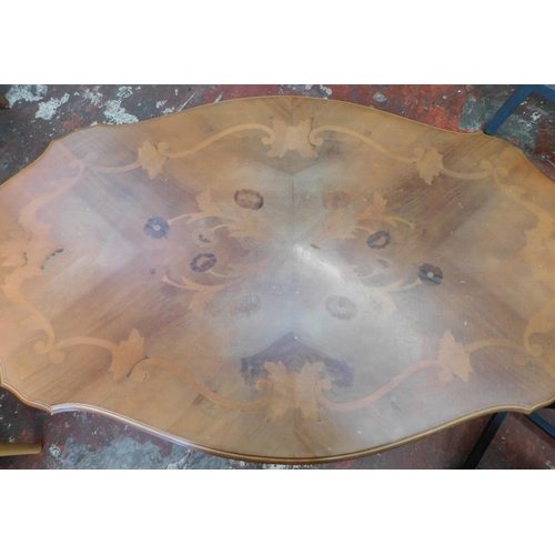 298 - Inlaid coffee table