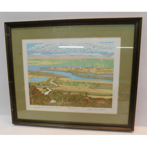 310 - Framed signed limited edition print - by John Brunsdon