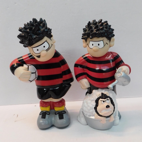 364 - 2x Dennis the Menace novelty bubble bath bottles