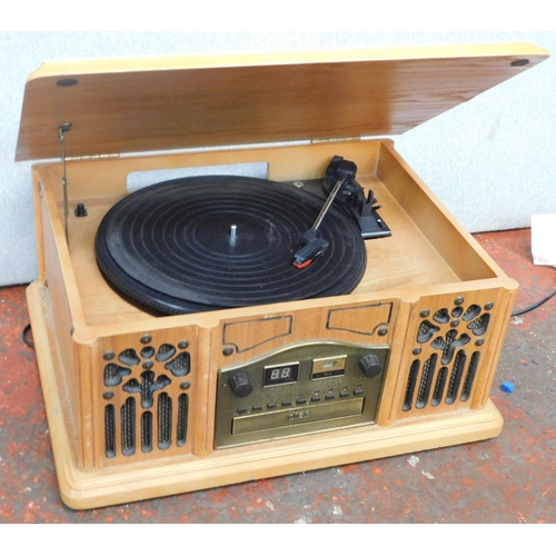 104 - Prolectrix record player with CD/radio and cassette - unchecked