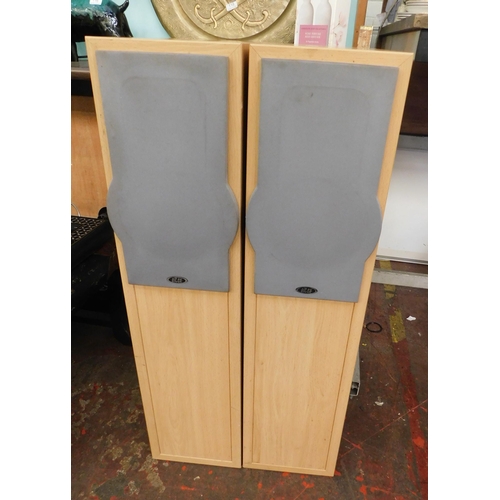 121 - Two Eltax speakers - approx. 33