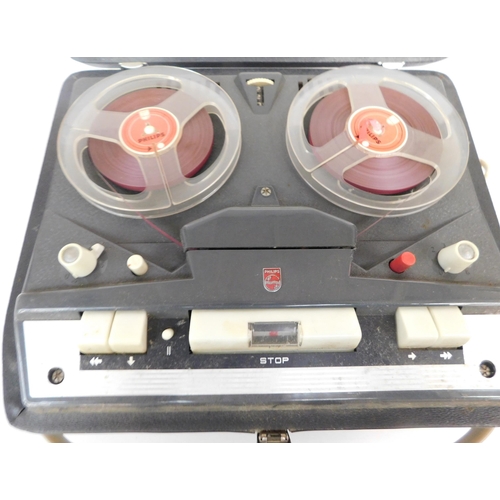 127 - Philips reel to reel tape recorder - unchecked