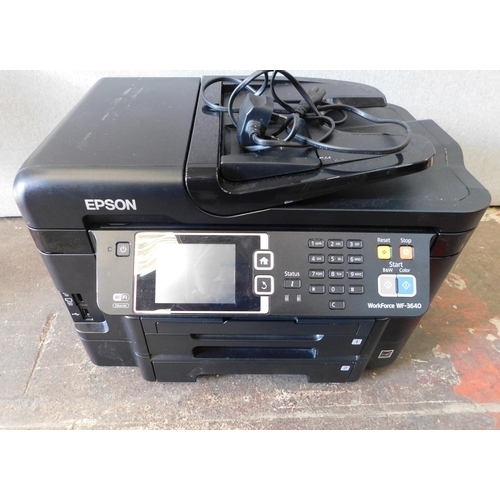 133 - Epson Workforce WF-3640 copier/scanner/printer - unchecked