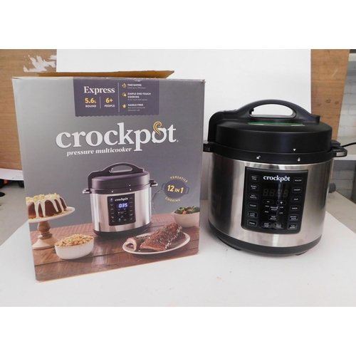 134 - Express 5.6L crock pot, pressure multi cooker - unchecked