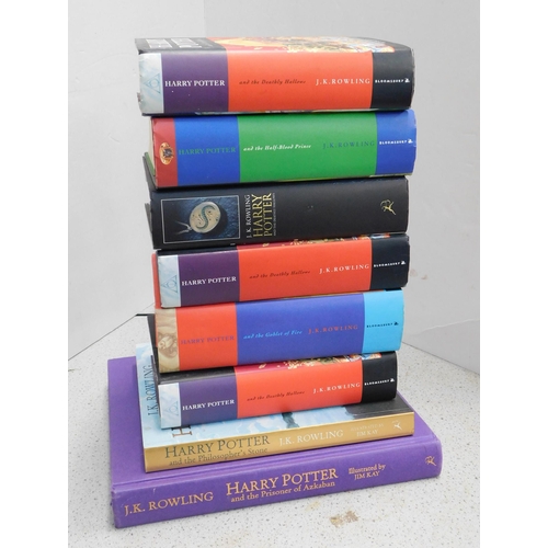 161 - Nine Harry Potter books - incl. first editions