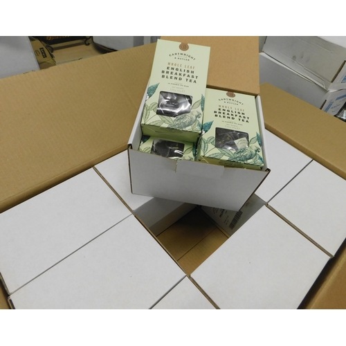 172 - 9x boxes of Cartwright & Butler whole leaf English Breakfast tea - (6x per box) BB 11/24