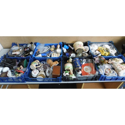 580 - Large collection of mixed items - eight baskets