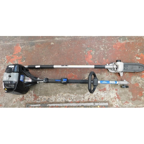 6 - Blue petrol long reach saw MacAllister MGPT254 - unchecked