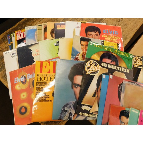 378 - Box of mainly Elvis LPs