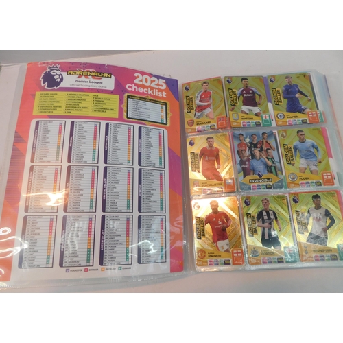 469 - Panini Adrenalin XL binder Football cards - 98% full, special cards 99.9% full - incl. all golden ba... 