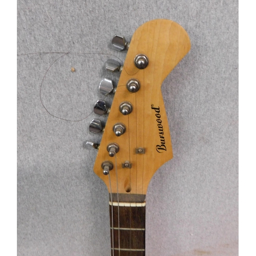 100 - Burswood electric guitar - damage to one string