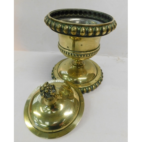 322 - Middle-Eastern brass brazier