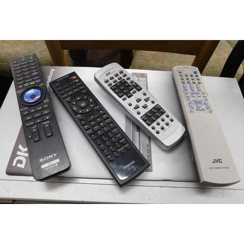 61 - 4 DVD players/recorders including Sony & Toshiba and assorted handsets in working order