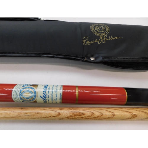 229 - Budweiser snooker cue in Ronnie O'Sullivan case