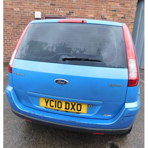 250A - Ford Fusion 1.4 D Zetec 2010 - full 12 months MOT. Road tax £35 a year. New disc pads on front. Rear... 