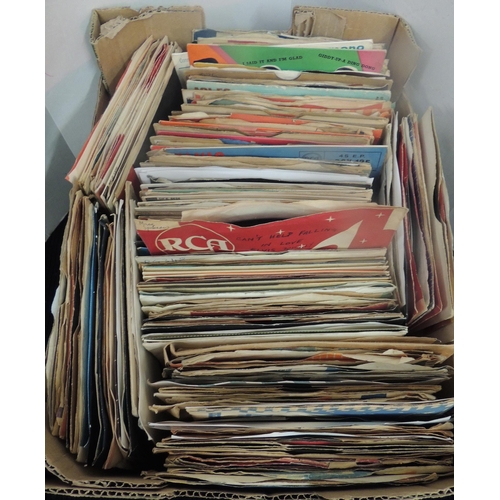 361 - Box of 60s singles - incl. Tommy Quickley, Bell Boys, Elvis etc.