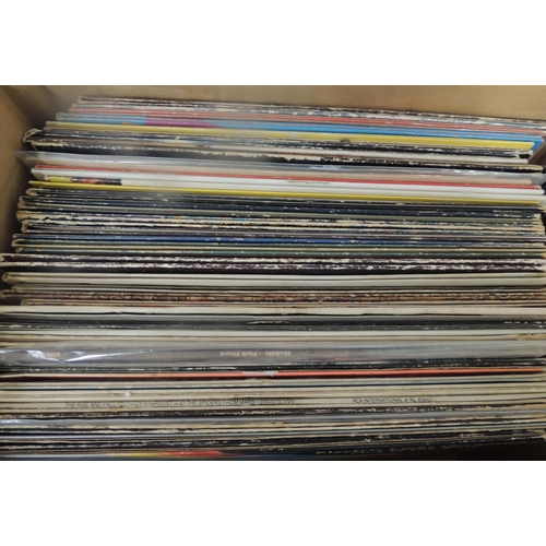 370 - Box of 70s LPs - incl. Free, Queen, Bowie, T-Rex, ELO, Neli etc.