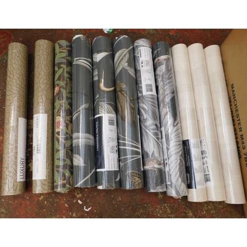 148 - 11 New rolls of wallpaper (various)