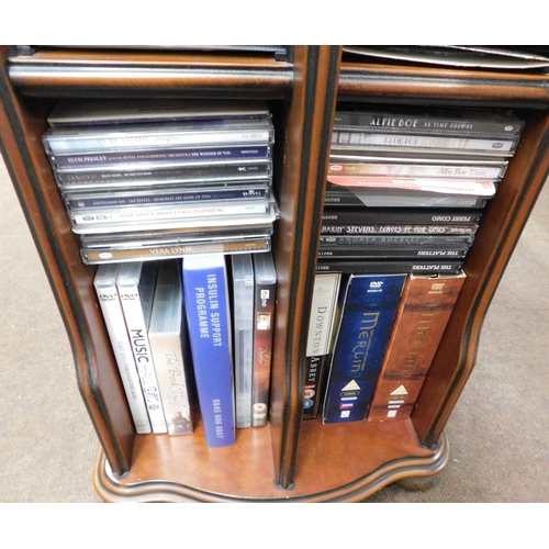 207 - CD rack with contents