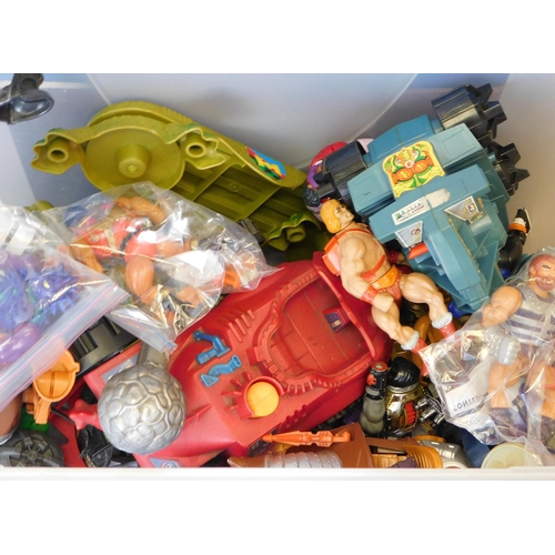 48 - Masters of the Universe vehicles and figures