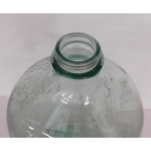 97 - Large glass bottle - ideal collecting change