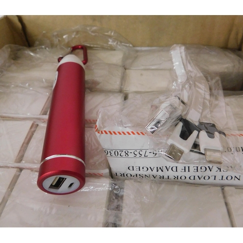 43 - 40 Red tube power banks