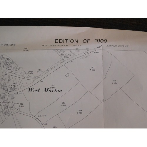 420 - Five vintage maps of Skipton