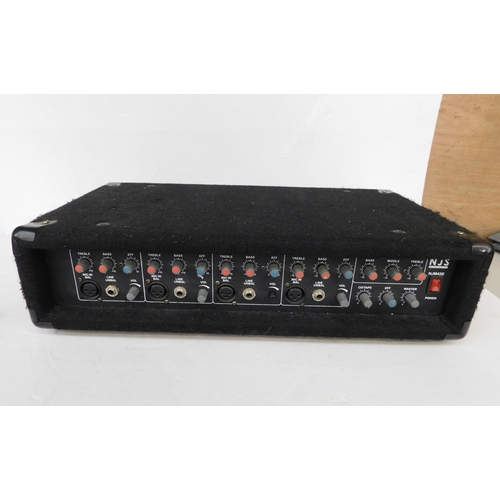 133 - NJS NJM42E 4 channel mixer - unchecked