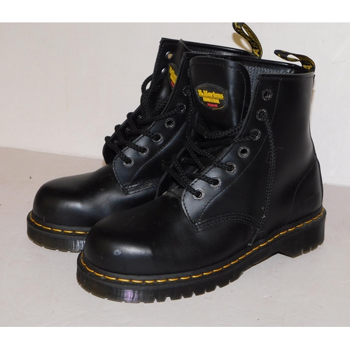 70A - Pair of Doc Martens steel toe capped boots - size 7