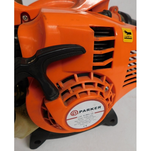 14 - Parker petrol leaf blower W/O...