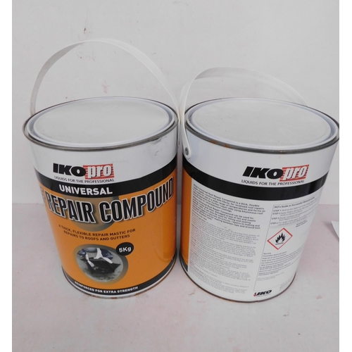 6 - Two new 5KG tubs of 1KO Pro Universal roof repair compound...