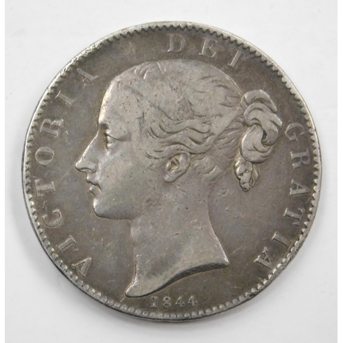 627 - 1844 Crown - high grade...