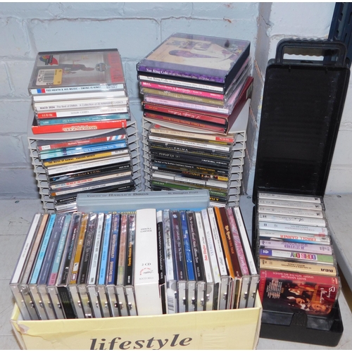 107 - Selection of CDs and cassettes